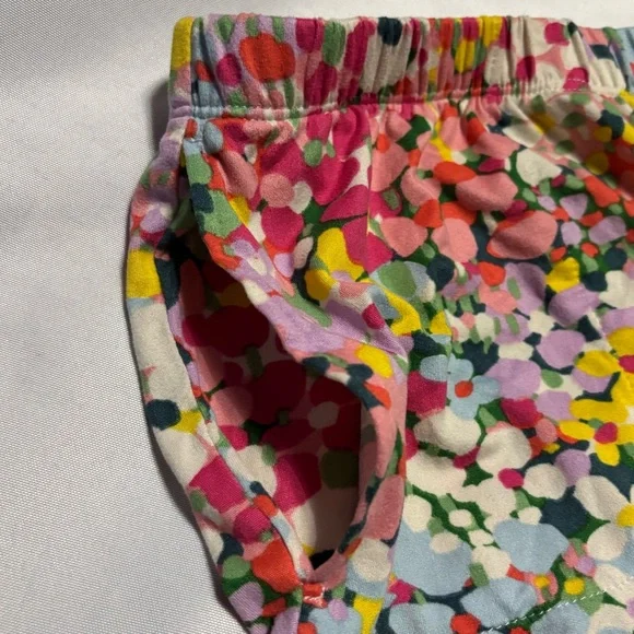 Kate Spade Multicolor Floral Button Down Pajama Short Set with Pockets - Picture 6 of 8